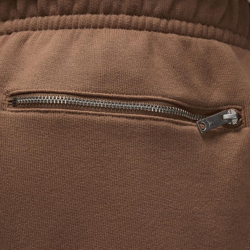 Jordan Letter Embroidery Elastic Waist Five-Point Casual Shorts Men Shorts Brown FZ8939-223