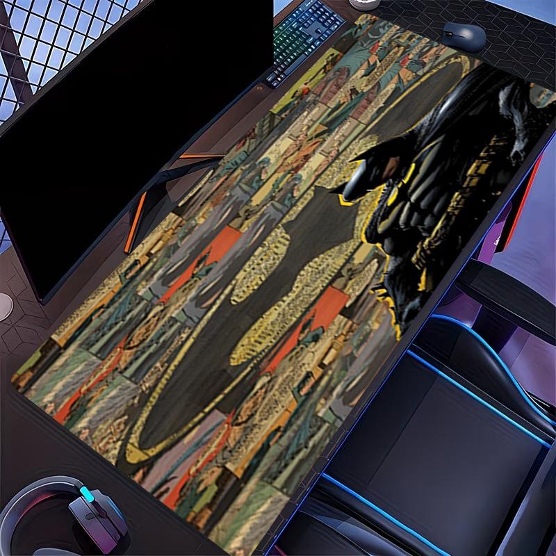 Superheroes Print Mouse Pad, for Keyboard Pad Laptop PC Mat for Office Home Use, Desk Decor, Perfect Birthday Gift for Gamers