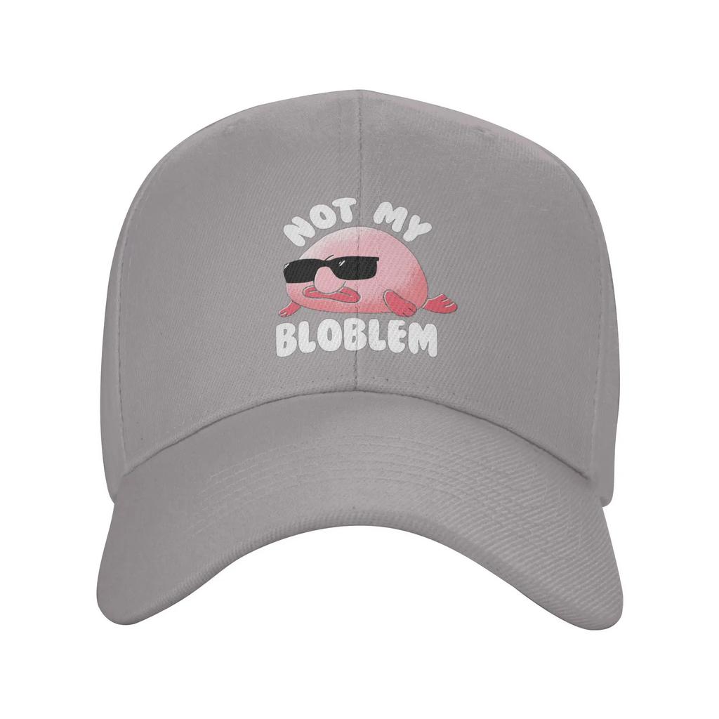 Unisex Baseball Hats Blobfish Not My Bloblem Not My Problem Streetwear Summer Sports Baseball Caps Hip Hop Cap Casquette Hats