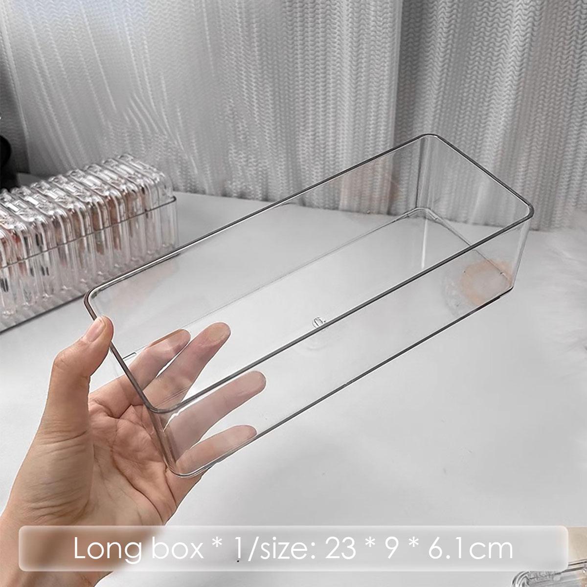 

1/10 шт. Прозрачный пластиковый набор коробок для хранения ногтей, акриловый органайзер для накладных ногтей для демонстрации искусственных ногтей и салонных принадлежностей