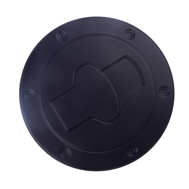 Matte Black ABS Plastic Exterior Fuel Door Tank Cover Oil Gas Lid Moulding Cap Trim Fit for Toyota Tundra 2007-