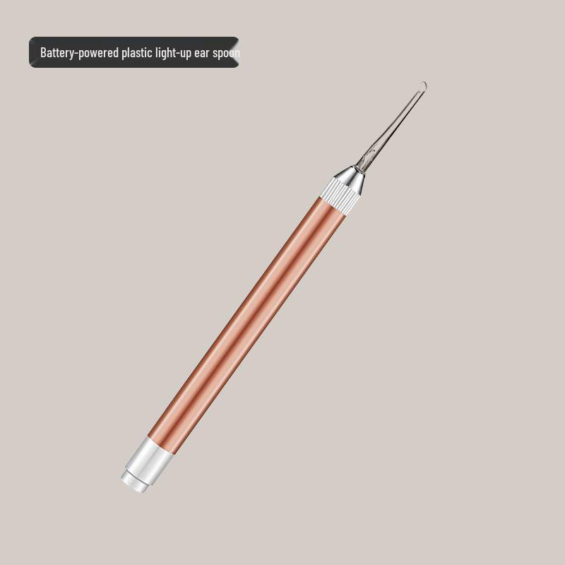 Set Cucchiaio Auricolare Luminoso Ricaricabile per Bambini: Curecchie e Clip Nasale con Luce