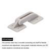 Uxcell RC Hinges X Adjustable Hatch Hinges RC Model Airplane Parts 1.3" 0.35" 12-Pack