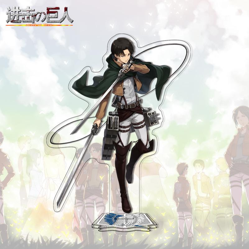 Attack on Titan Acrylic Stand Anime Large Stand Cartoon Cute Character Figure Display Stand Anime Merchandise Collectible Gift