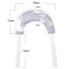 Baby Pillow with Ergonomic Neck Support Breathable Cotton Pillow with Cartoon Pattern for Newborns Infant