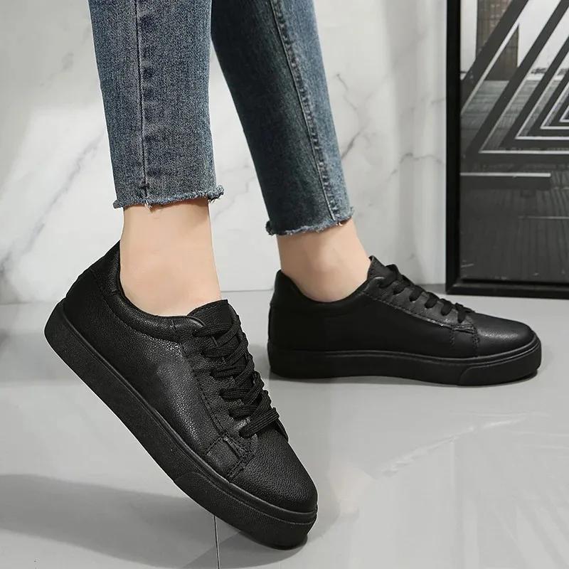 New Casual Sneakers for Women Spring Lace Up Female Flats Outdoor Casual Women's Walking Shoes Fashion Ladies Sports Shoes