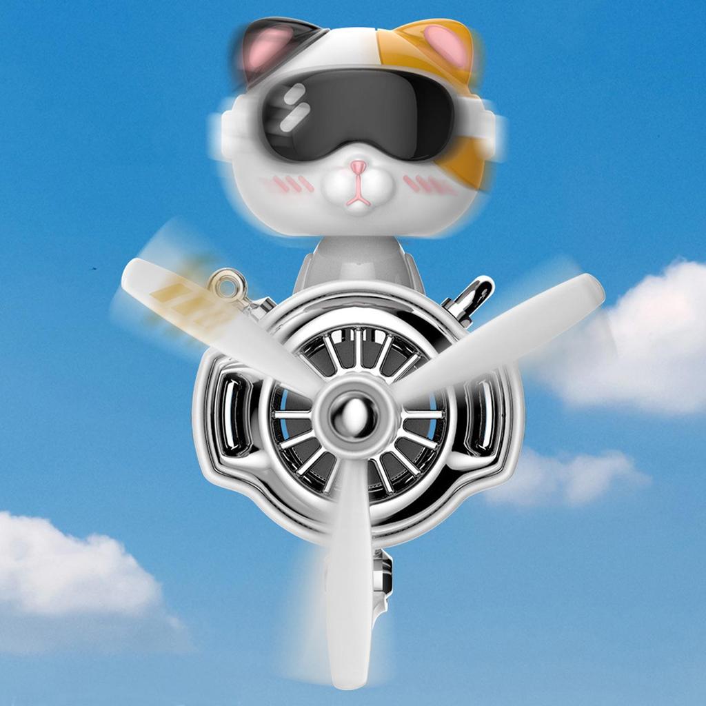 Airplane Car Air Freshener Cute Cartoon Pilot Car Vent Clips Creative Car Perfume Aromatherapy Car Accessories Funny Car Air