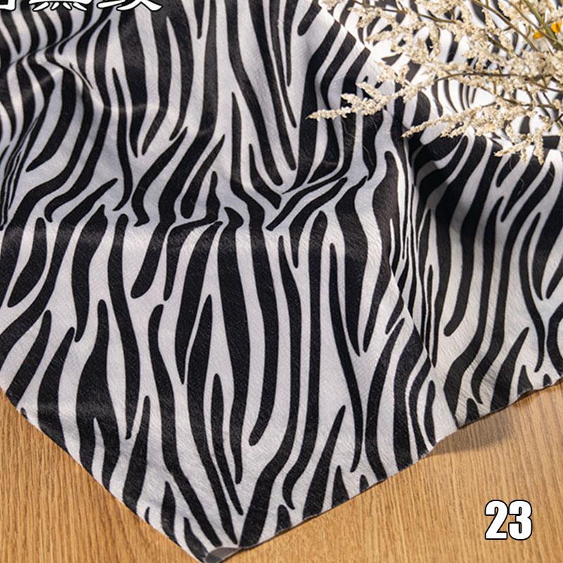 1x1.5m Animal Pattern Print Short Plush Fabric Imitation Tiger Leopard Zebra Cow Spotted Printed Fabric Costume DIY Cloth