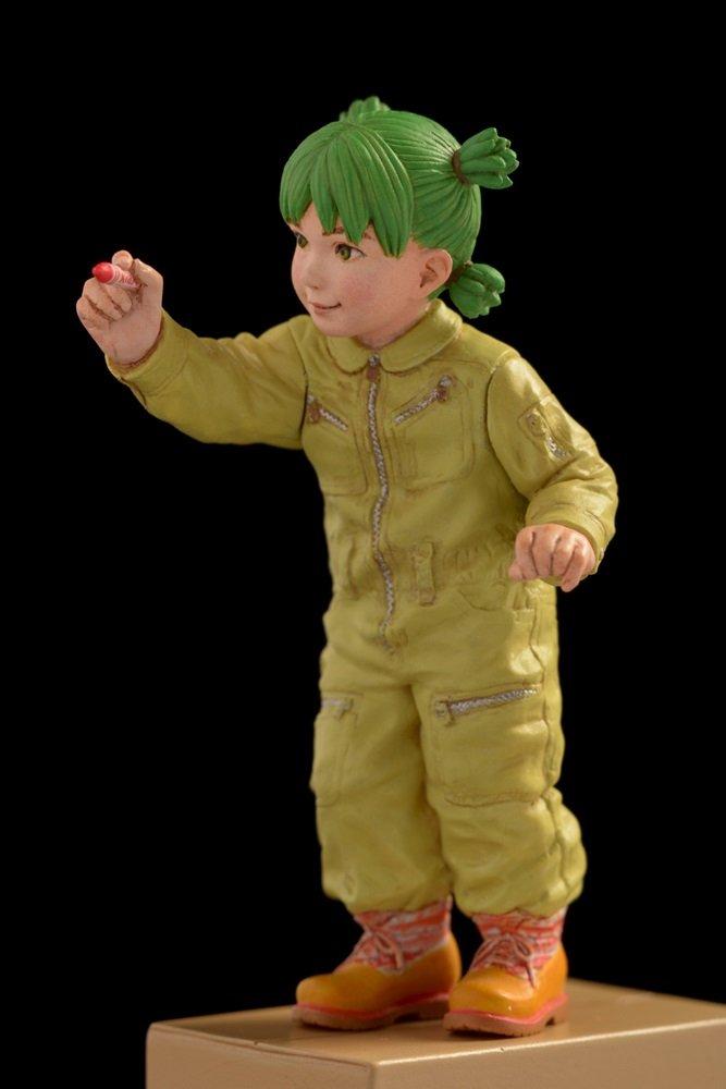 BRICK WORKS Maschinen Krieger Koiwai Yotsuba Resin Cast Unpainted Assembly Kit Scale Approximately 52mm Tall Yotsuba&! 1/20 MUS-22