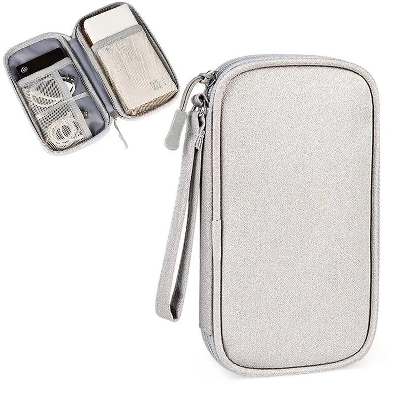 Przenośny kabel Cyfrowe torby do przechowywania Organizator Gadżety USB Przewody Ładowarka Bateria Zipper Kosmetyczka Akcesoria