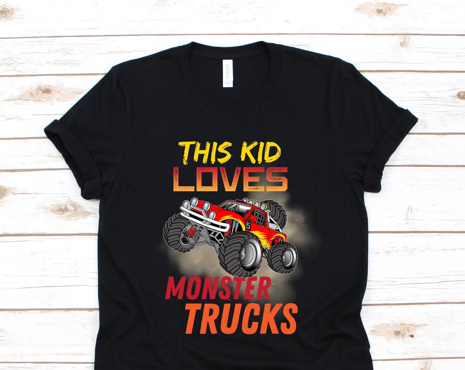 Monster Truck Car Lover T-shirt, Monster Jam Trucks Crushing Cars Adrenaline Racing Engine Rev Gift Tshirt, Awesome Party Present Tee Shirt 150