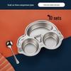 Kids Stainless Steel Divided Meal Plate