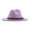 Dámský retro vlněný klobouk Fedora - Podzimní/zimní buřinka v britském stylu s trendy designem