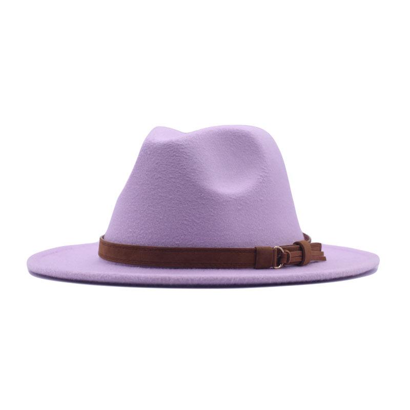 Women's Retro Wool Fedora Hat - Autumn/Winter British Style Bowler with Trendy Design