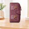 Hoodie Cat Long Zipper Wallet, Large Capacity Card Holder, Unisex Clutch Bag, Fashionable Zipper Coin Purse, Suitable for Daily Use, A Great Gift for