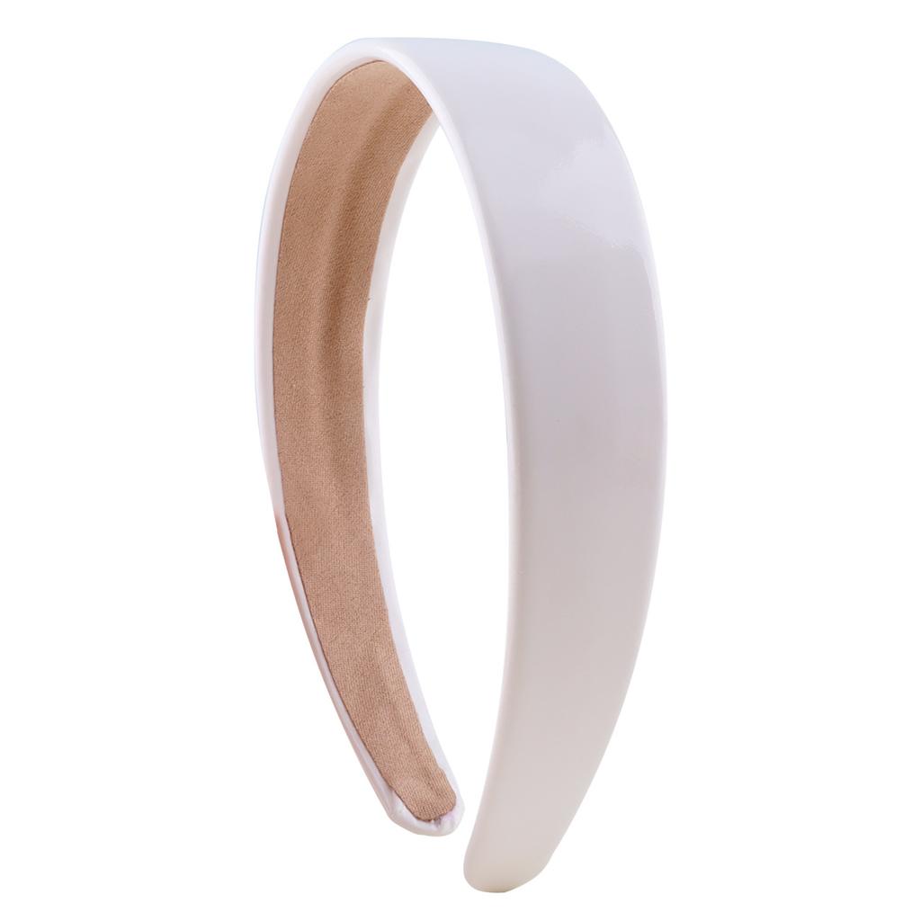 Women's PU Leather Headband 3cm Wide Non-Slip Fashion Hair Accessories for Kids and Girls Children Party Headwear Hairbands