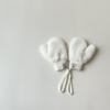Solid Color Winter Warm Gloves Thickening Soft Fur Gloves Label Child Gloves  Kids