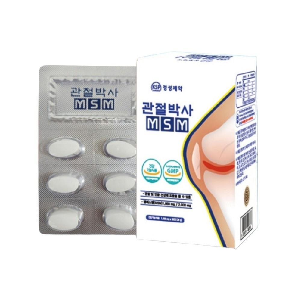 Kyungsung Pharmaceutical Joint Doctor MSM Dietary Sulfur Joint Cartilage Health Functional Supplement 1 Box (36 Tablets)