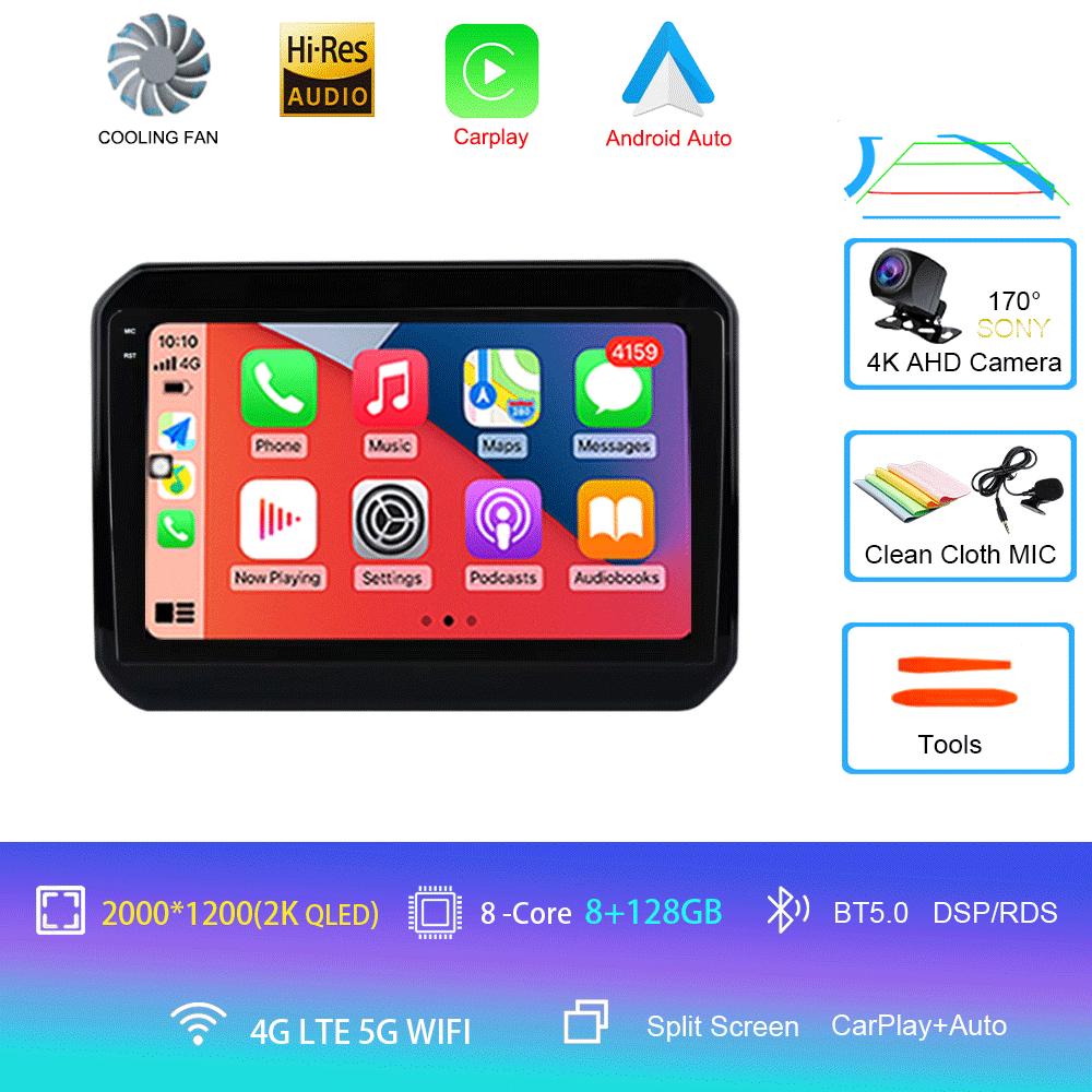Cooling Fan Android 14 For Suzuki Ignis 2016 - 2020 GPS Screen Support Raer Camera Carplay BT Car Multimedia Radio Video Player