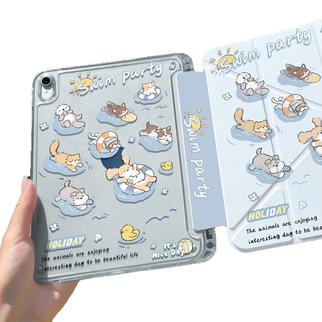 Applicable To Ipad 11th Generation Tablet Protective Case Air8/7/6/5 Transparent Case Pro13 Inches 2026 Small Fish 3y