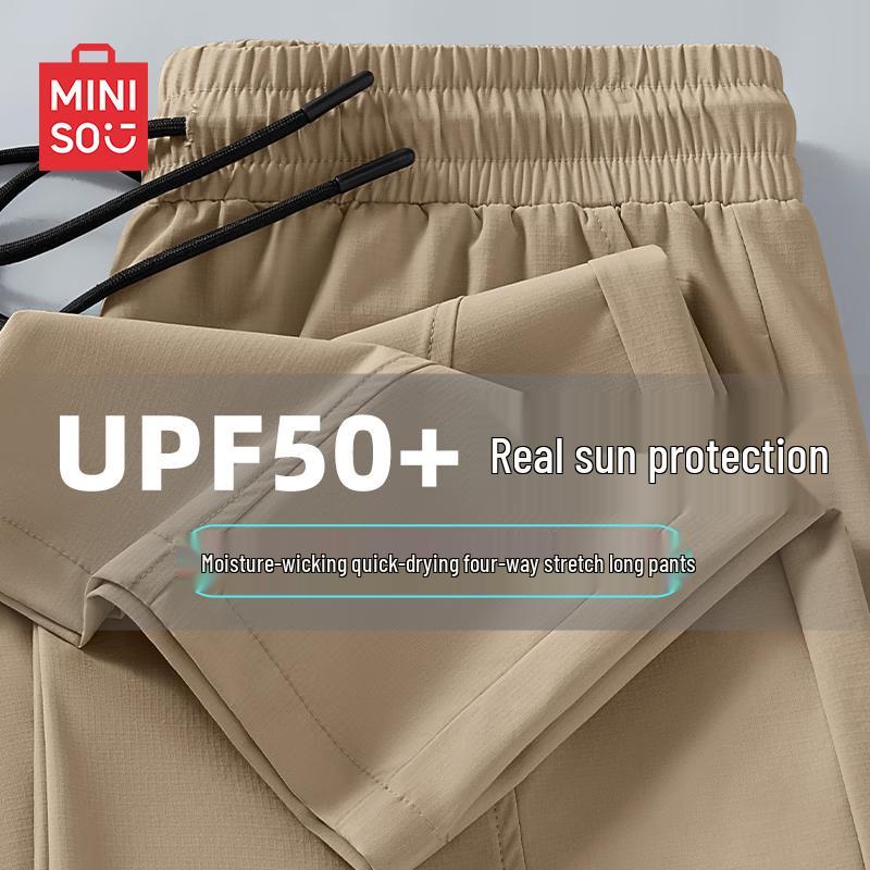 

MINISO Men s Summer Quick-Dry Cool Touch Casual Pants 3XL