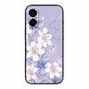 3D Emboss Case For iphone 17 2025 Phone Case Coque Flowers Black Silicone Soft Back Cover For iphone 17 5G Case 6.3" Funda Shell