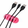 Wire Cord Lead Drop Clips USB Charger Holder Organizer Desk Cable Storage Fairie