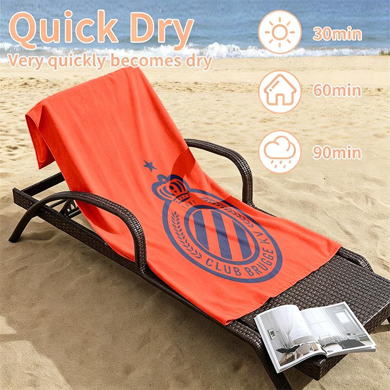 Club Brugge KV Beach towels also serve as bath towels summer essential a musthave for the outdoors the beach and the pool