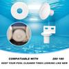 6PCS Pool Cleaner Replacement Parts ABS Plastic Axles Screws Washers Rebuild 280 180 Damage Prevention