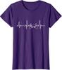 Gamer Heartbeat Funny Video Game Gift for Gamer Ladies' Crewneck T-Shirt