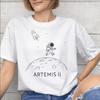 Back To the Moon 2026 Artemis II Tee Shirt for Men Women Graphic Print T Shirts Cotton Clothing