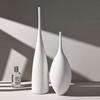 Minimalist Handmade Art Zen Vase Ceramic Decoration Living Room Model Home Decoration Black and White Art Vase Hand Drawing