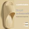 Women's Thick Sole Non-Slip EVA Slippers - Poop Design, Air Cushion Comfort for Couples, Summer Indoor Use.