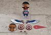 Nendoroid Marvel Falcon Winter Soldier Captain America DX Painted Fully Movable Figure G12480 & (Sam Wilson) Non-scale ABS&PVC