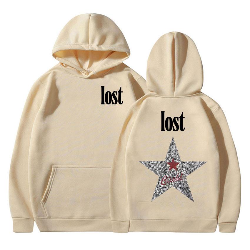 Rapper Mgk Lost Americana Tour 2025 Logo Hoodie Herren Damen Mode Pullover Kleidung Sweatshirt Retro Langarm Oversized Kapuzenpullover