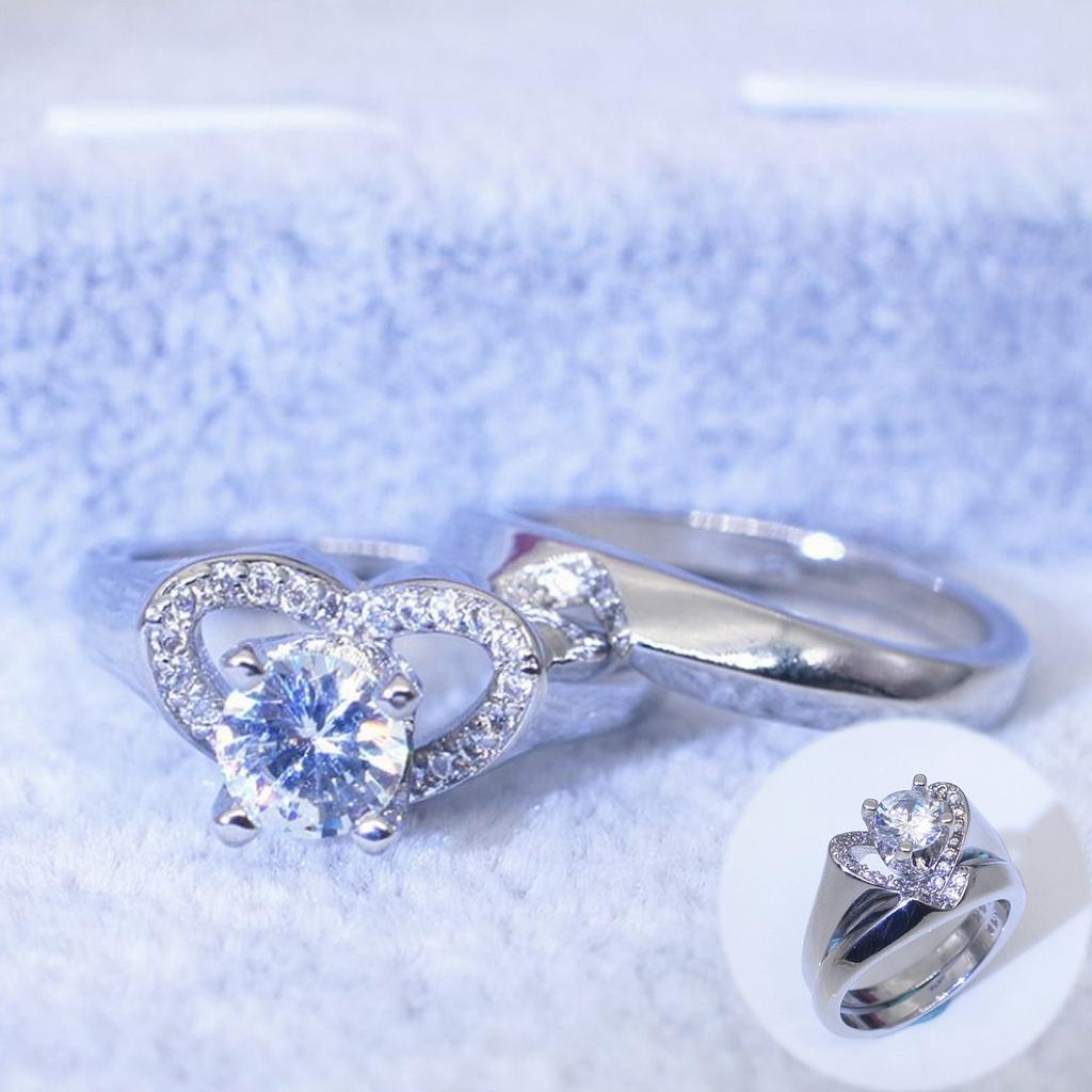 Women Rose Gold Filled Wedding Engagement Flower And Leaf Shape Ring