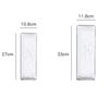 Transparent Glass Plate Japanese Izakaya Sashimi Sushi Afternoon Tea Dessert Cake Kitchen Rectangular Tableware