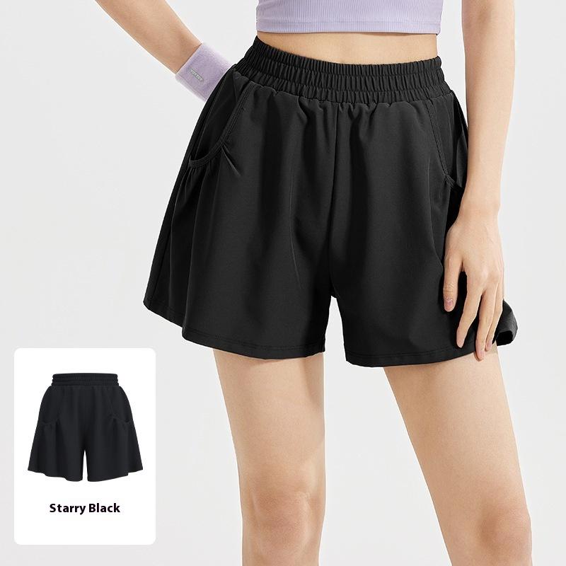 Women's Yoga Shorts Casual Anti-Exposure High Waist Hip Lifting Running Fitness Shorts