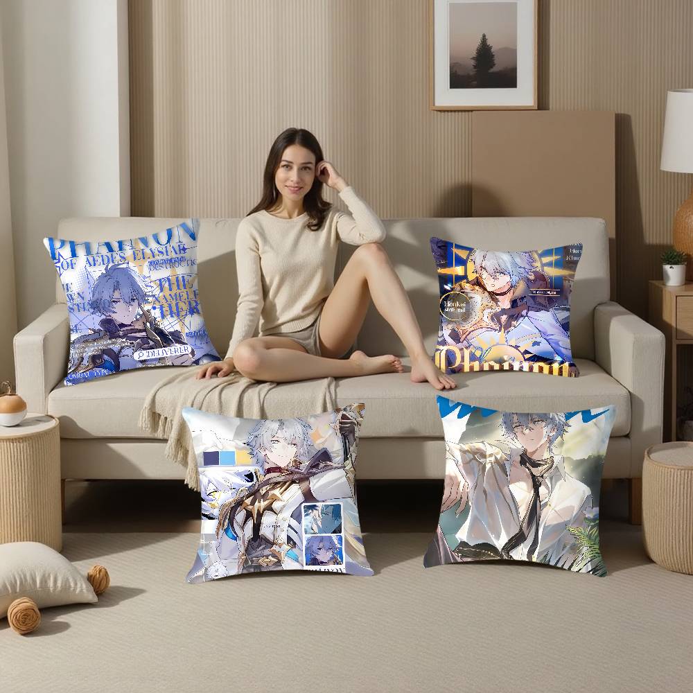 Video Game Phainon Honkai S-Star Rail Pillow Case Plush Fabric Soft Pillowcase Double Sided Print Cushion Cover Household Gifts