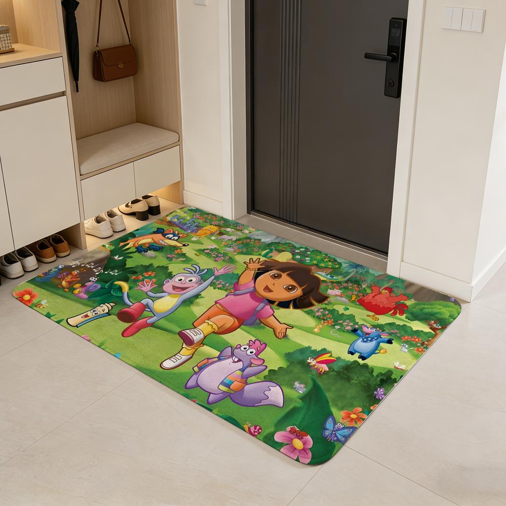 Cartoon D-Dora the Explorer Floor Mat