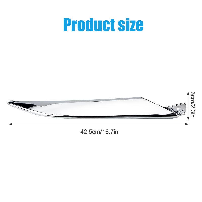 2pcs Chrome Grille&Headlight Trim Moding For Honda HRV HR-V    71163-T7A-J01 71168-T7A-J51 Front Left Right Hood