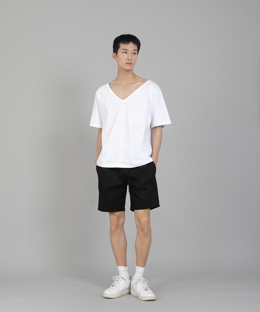 Seinteukeulu Back Dart Point Shorts Srs-381 Black