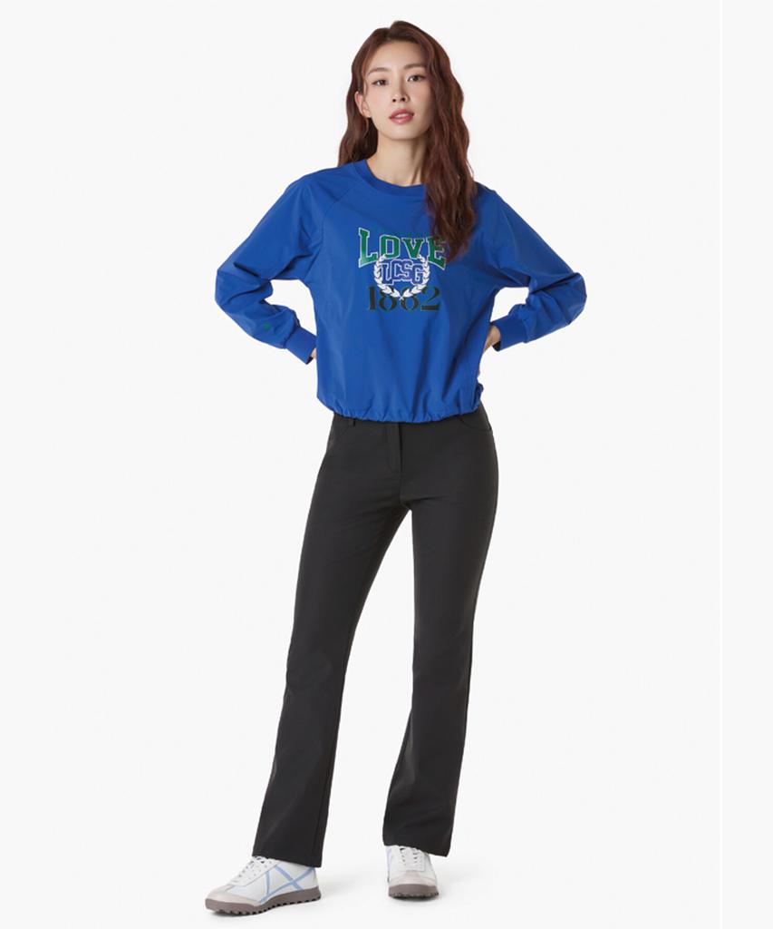 LECOQ GOLF Women'S Textured Waistband Bootcut Pants (Gq122Lpt23)