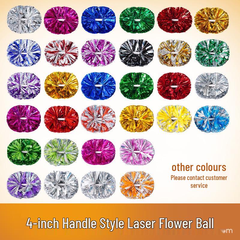 Laser Cheerleading Hand Flower Ball for Dance Performances