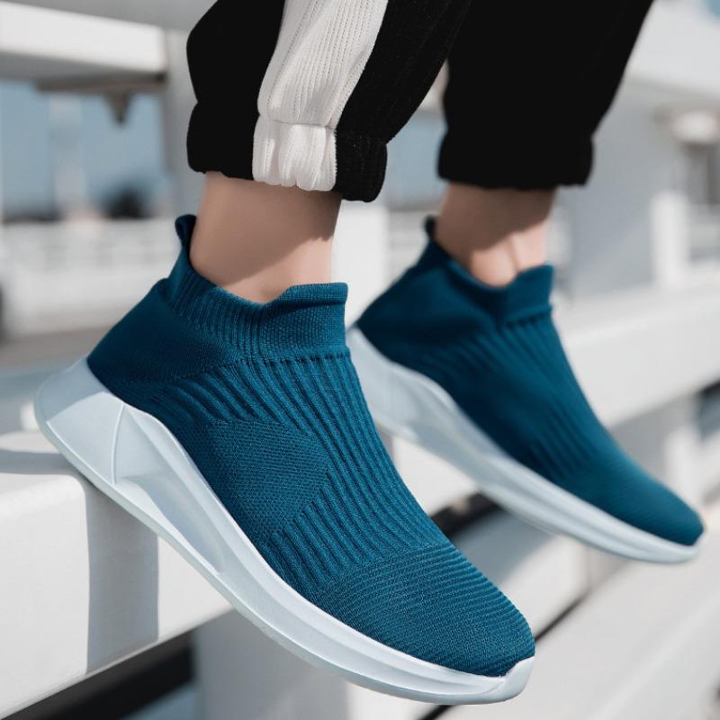 Men Casual Canvas Shoes Breathable Comfortable Outdoor Slip on Walking Sneakers Mens Loafers Driving Shoes Size39-46Flats Male