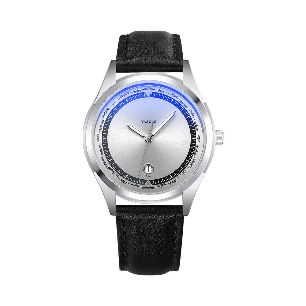 Yazole 516 Men's Luminous Waterproof Quartz Watch
