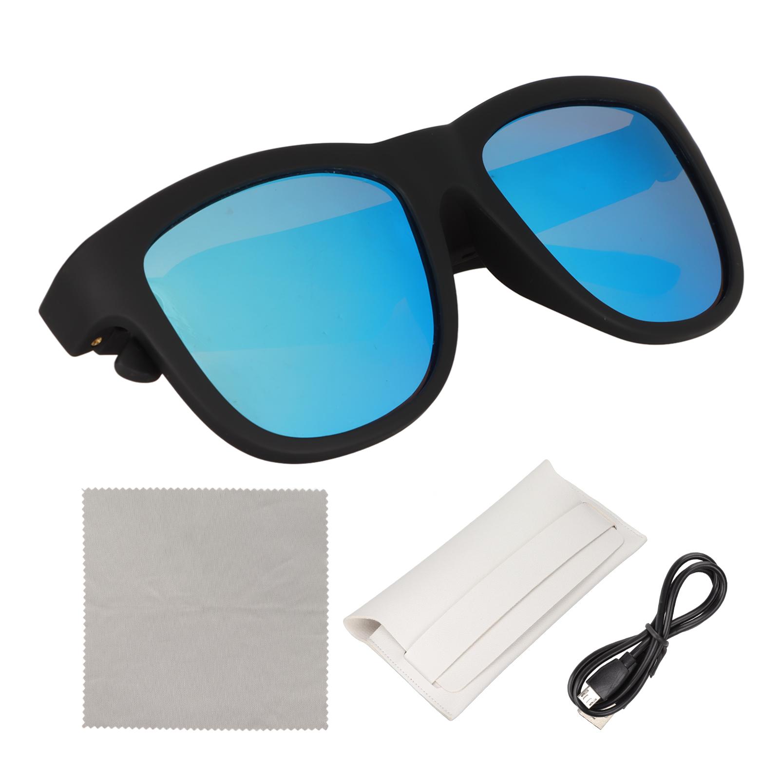 

GS01 01 o Sunglasses Voice Control Low Latency Bluetooth Glasses Touch Control Blue