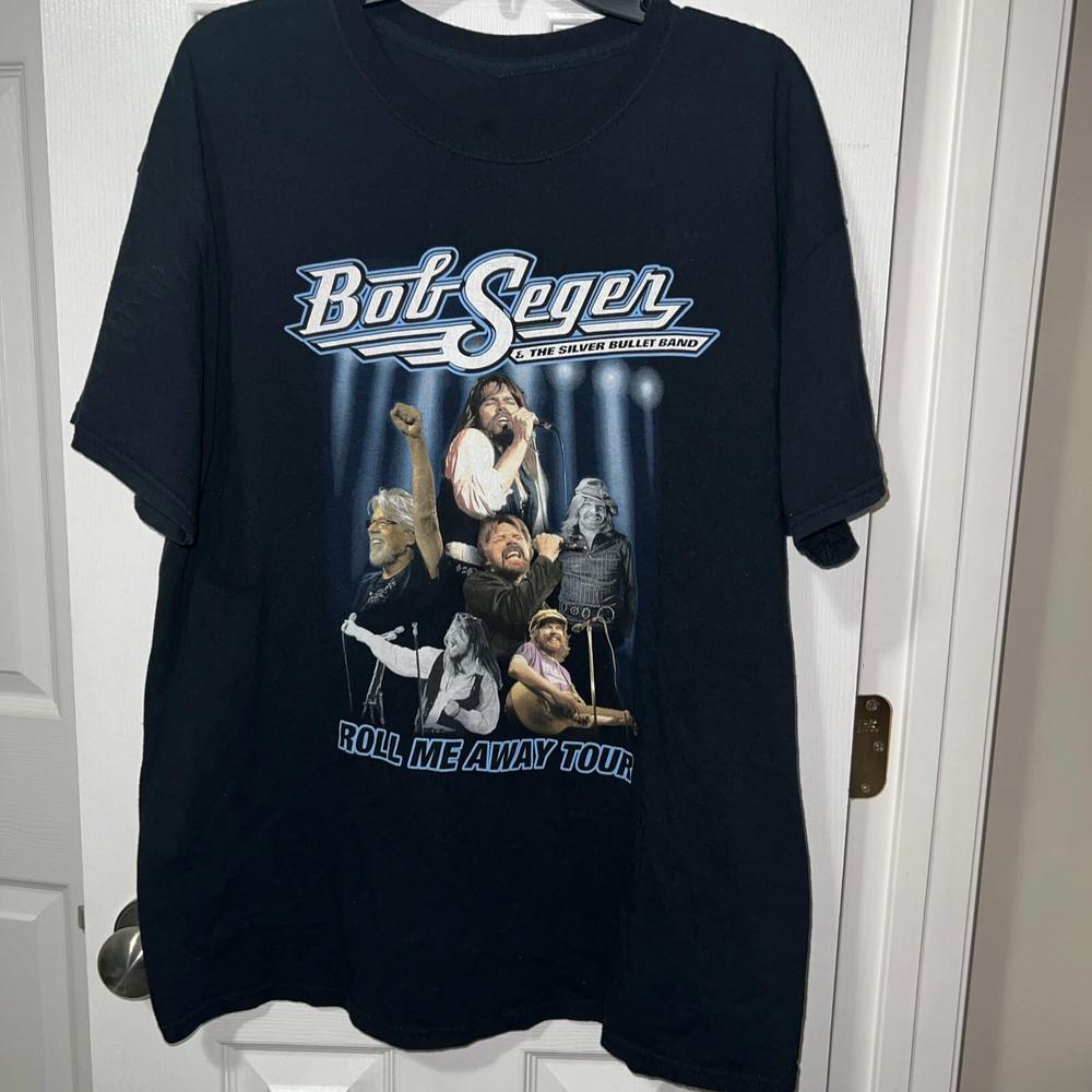 VTG Bob Seger & The Silver Bullet Band Live In Tour Cotton S-5XL T Shirt BT749 Unisex T-Shirt S