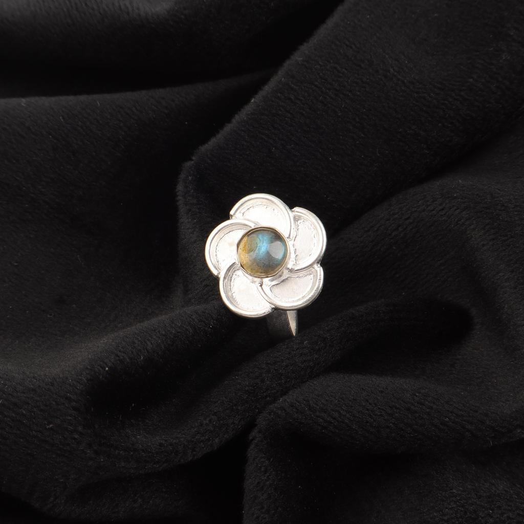 Labradorite Gemstone Jewelry, 925 Sterling Silver Ring, Handmade Jewelry, Labradorite Silver Jewelry Ring For Wedding Gift