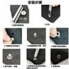400Pcs 6mm Grommet Kits 4 Colors Grommet Eyelet Set with Install Tool Eyelet Punch Kits for Leather Belt Clothes